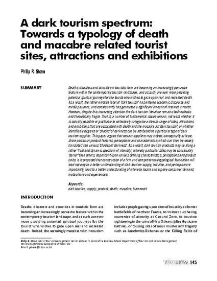 dissertation dark tourism
